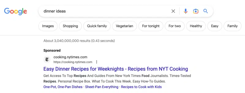 Google Search Bar Filters New 800x304